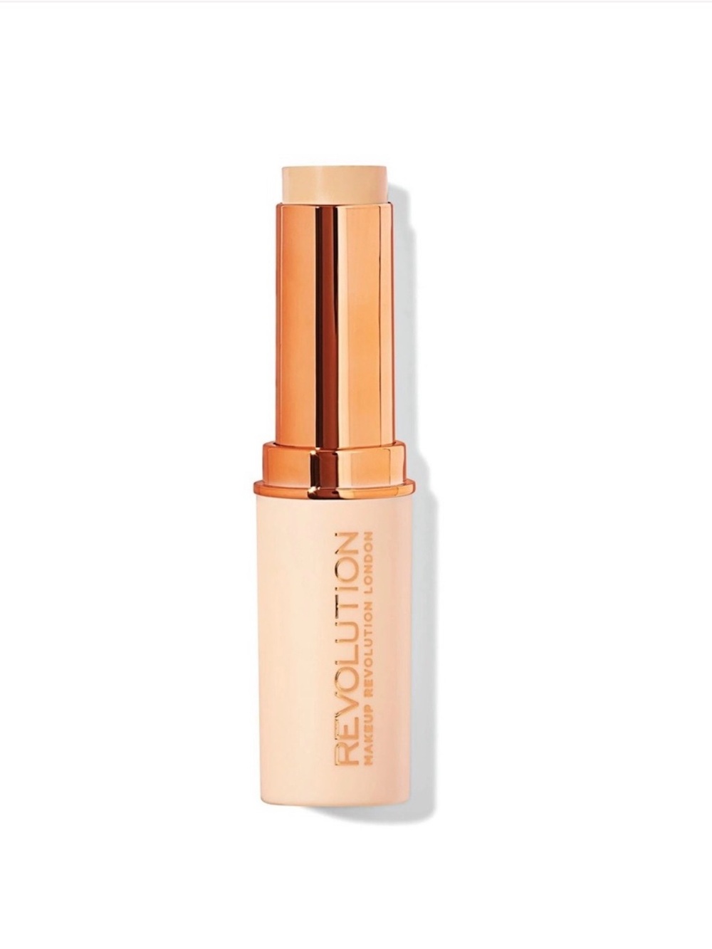 Revolution Fast Base Stick Foundation nude-colored twist-up tube F3